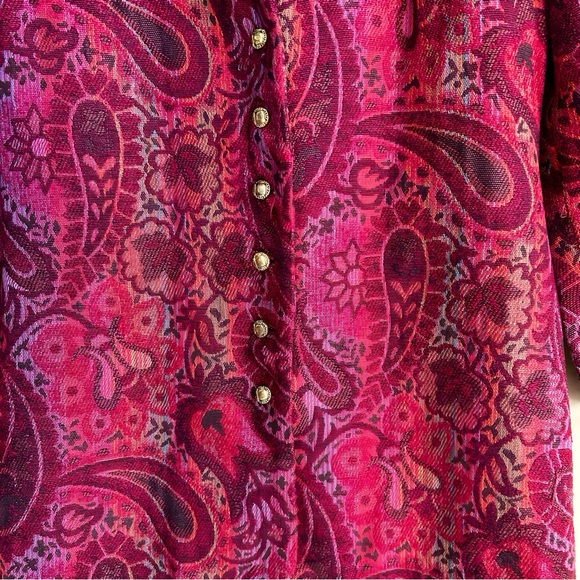 SALE PRICE Vintage I.magnin Paisley Blazer - Picture 6 of 7